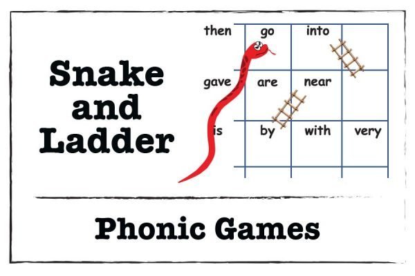 Snake-and-ladder-sight-word-vowel a activity - phonics-game
