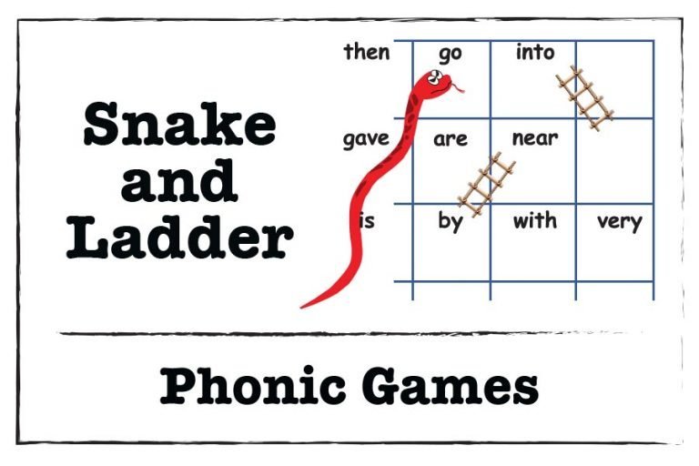 Snake and Ladder - Site Words and vowel -a Activity - Krazy Smart Shop