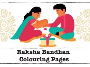 Raksha-Bandhan Colouring Pages