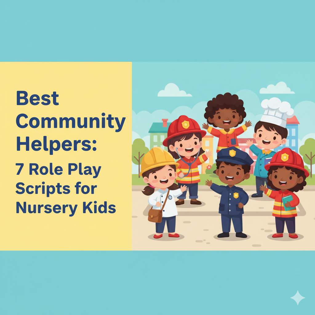 best community helpers 7 role play scripts for nursery kids (fun, easy & poetic lines)
