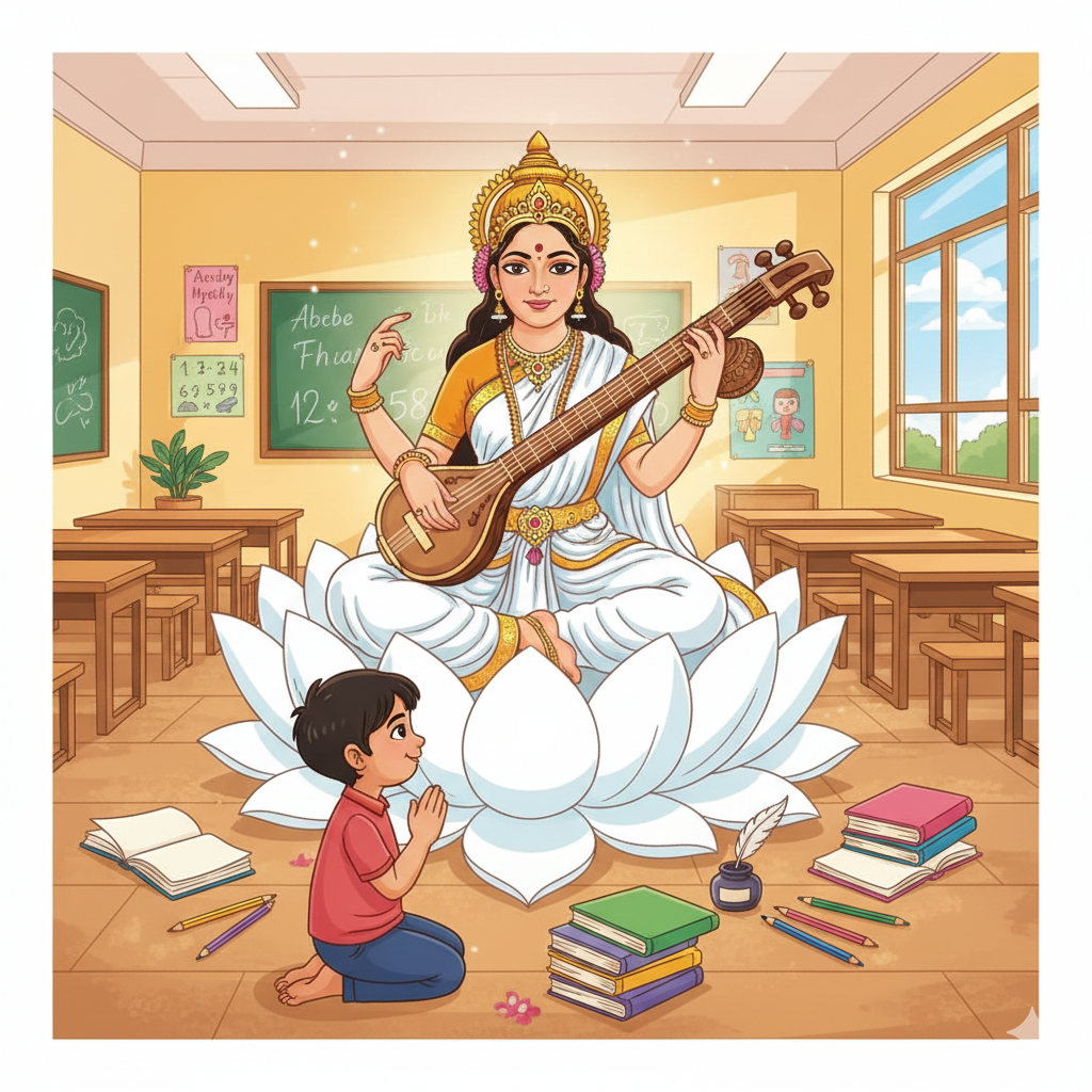 saraswati mantra for kids